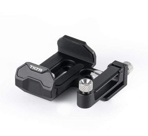 TILTA Universal SSD Drive Mount with Two 1/4″-20 Screws Compatible with Many SSDs, Fits 50-70 mm Wide and 15 mm Thick SSDs - Black TA-USDH2-B