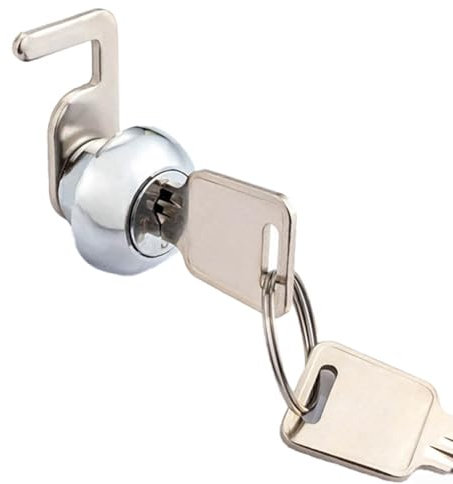 Verrou de tiroir pour caisse enregistreuse, serrure à came avec clip rapide pour casier de tiroir en métal, serrure de boîte de vol, serrure pour magasin, boîte à outils (B)