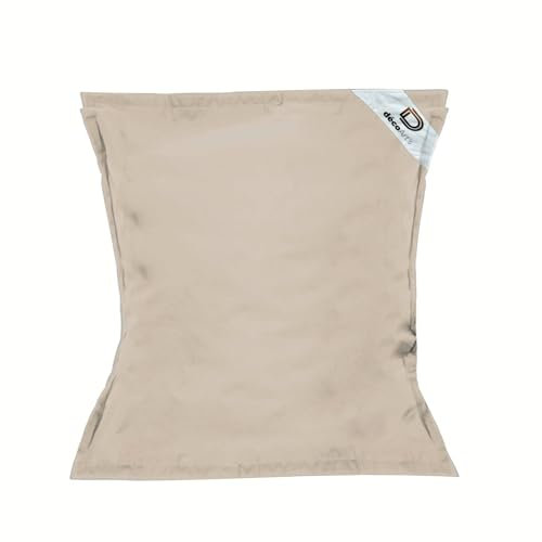deco arts Bezug für Riesensitzsack, XXL, abnehmbarer Bezug, schwimmend, Beige