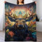 AAPZY Elch Fleece Decke, Flauschige Kuscheldecken, Superweiche Leichte Flannel Wohndecke Mit Druck Für Couch Bett/Sofa （100×130cm）