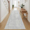 HUGEAR Vintage Blau Waschbarer Teppich 60x240cm LäUfer Flur rutschfest Weich Vorzimmer Tepich Kurzflor Schlafzimmer Retroteppiche KüChe Bedroom Brücken Hallway Carpet