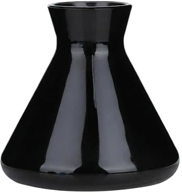Bouteilles diffuseurs en verre noir de 220 ml pour huiles essentielles, vase décoratif en verre, petit vase à fleurs, flacon de parfum, récipient pour fête de mariage, maison, bureau