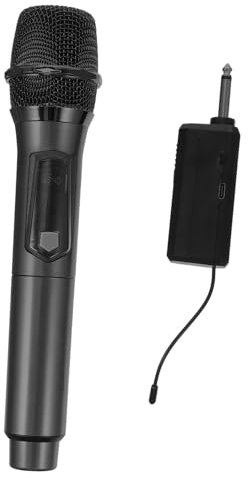 TOYANDONA Microfono Senza Fili Portatile Ricevitore Per Canto Karaoke Microfono Palmare Wireless Durevole Per Interni Esterni
