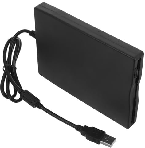 Lurrose USB Floppy Disk Drive para Computadora y Laptop Lector De Disquetes Compatible con Múltiples Sistemas Operativos Sin Instalación De Controladores Alta USB