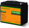 ECO-WORTHY Batterie Lithium 12V 50 AH LiFePO4 avec protection BMS et 3000 cycles, batterie lithium camping-car, kit panneau solaire, camping, installation solaire, bateau, maison