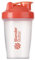 BlenderBottle Classic Shaker mit BlenderBall, optimal geeignet als Eiweiß Shaker, Protein Shaker, Wasserflasche, Trinkflasche, BPA frei, skaliert bis 400 ml, Fassungsvermögen 590 ml, coral transparent