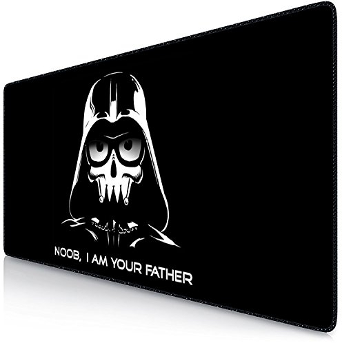 Sidorenko Tapis Souris XXL 900x400 mm - Tapis Bureau avec Base Anti-Dérapage - Tapis Souris Gamer Imperméable - Mouse Pad, Tapis Souris Gaming, Tapis Souris Blanc, Tapis Souris XL, Grand Tapis Souris