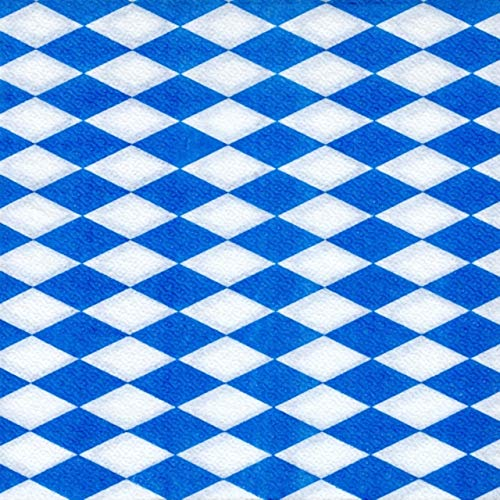 Papstar Servietten/Tissueservietten bayrisch blau (500 Stück)