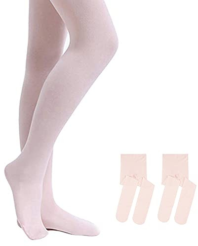 Stelle Girls' Ultra Soft Pro Dance Tight/Ballet Footed Tight(Toddler/Little Kid/Big Kid),2BP,XS