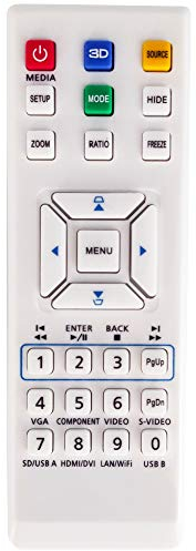Leankle Fernbedienung E-26191/ MC.JH611.001 für Acer Beamer H5380BD, H6517BD, H6517ST, H6520BD, H7550BD, H7550STz, P1173, P1283, P1287, P1383W, P1385WB, P1510, P5227, P5327W, P5515, S1283Hne, X113PH