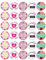 30 Happy Birthday Mum Mom Cupcake Toppers Edible Wafer Paper Fairy Cake Toppers Birthday Cakes