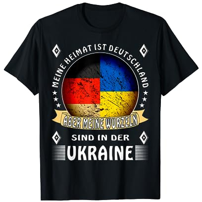Deutsch Ukrainer Deutschland Ukrainische Flagge Ukraine T-Shirt