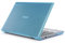mCover Funda Compatible Solo para computadoras portátiles ASUS Chromebook CR1 (CR1100CA o CR1100FA) Series de 11.6 Pulgadas (no Compatible con ningún Modelo ASUS CR1104-FGA Series) - Aqua