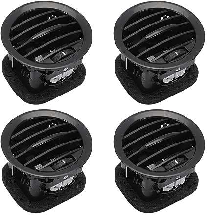 MangWany 4pacs Cubierta de ventilación de aire acondicionado Rejilla de salida del tablero compatible con Opel Corsa D 13417363