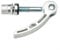 DAZZLEEX Collier de Serrage pour Tige de Selle de vélo en Alliage d'aluminium, vis de Verrouillage à dégagement Rapide pour vélo de Route (m6 x 50 mm, Argent)