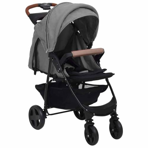 DIA & NOCHE BD - BD Kinderwagen 2 in 1 Stahl Hellgrau