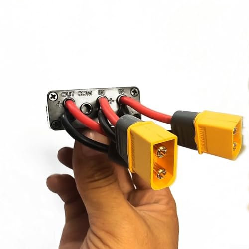 Dual Battery Connector Adapter, Ebike Dual Battery Connection Adapter, Electric Bike Accessories Increase Battery Capacity(30A)