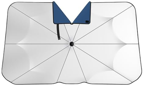 Auto Sonnenschutz Frontscheibe für Opel Corsa D A B C E F OPC 2017-2021, UV-Schutz für Auto Faltbarer Frontscheiben Sonnenschutz Regenschirm Frontscheibe Sonnenschutz,S