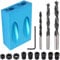 Pocket Hole Screw Jig Pocket Screw Jig Pocket Hole Jig Kit Dowel Drill Joinery Kit Carpenters Wood Woodwork Guides Joint Angle Tool Carpentry Locator Craft
