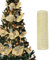 Gold Christmas Tree Ribbon Decorations for Wreath & Gift Crafts