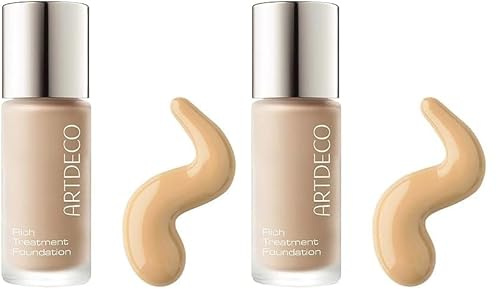 ARTDECO Rich Treatment Foundation - Flüssige wasserfeste Creme Foundation - 1 x 20 ml (Packung mit 2)