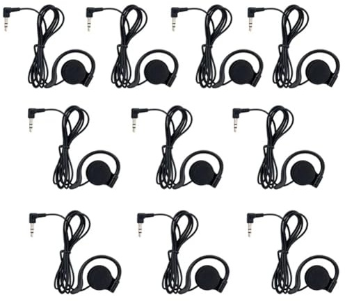 Uxsjakjsd Wireless Headphone, for T131, T131S T130P,TT116, TT125, TT122 3.5mm Wire-Free Audio Tour Guide System Earbud, Single-Sided Left Ear