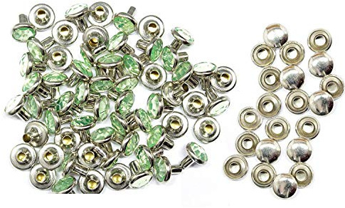 WedDecor Plum Crystal Rivets, Diamante Acrylic Rhinestone Studs with Pins for Clothing Decoration, DIY Leathercrafts, Purses Embellishment, Arts & Crafts Projects, 8mm, Mint Green, 10pcs
