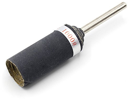 Schleifbänder Schleifhülsen Schleifpapier für Dremel Proxxon Zubehör in Körnung 180 240 320 600 1000 1500 2000 3000 5000 7000 (Menge 2x, Körnung 1000)