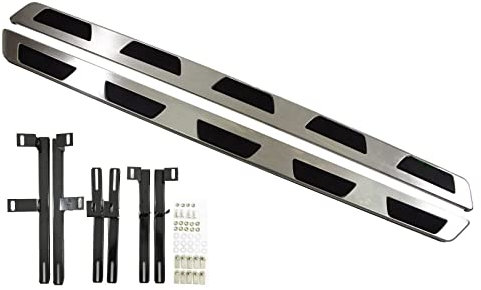 J&J AUTOMOTIVE | Marche-Pieds Latéraux Marche Pieds Compatible avec Q7 2005-2012, 1 Jeu de marchepieds 2 pièces (Droite et Gauche), antidérapant