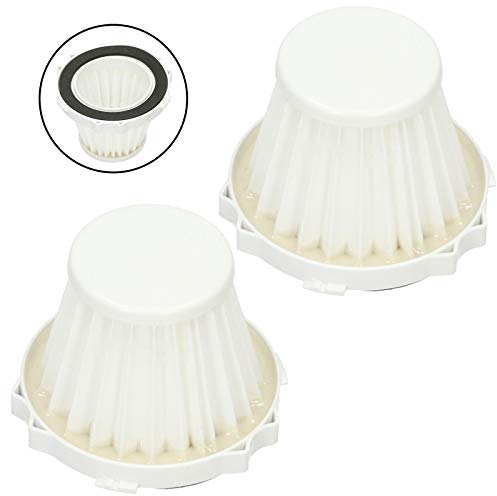 SPARES2GO S105 HEPA Filter for Hoover Jovis Handheld Vacuum Cleaner (Pack of 2)
