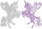 GLOBLELAND Einhorn Stanzschablonen Metall Schneiden Schablonen Einhorn Stanzformen für Kartenherstellung und DIY Scrapbooking Papier Sammelalbum Dekor