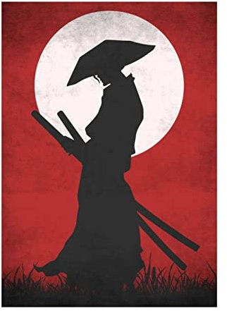 Aufkleber Samurai Modell 6 aus PVC passend für Auto Motorrad Wohnmobil PC