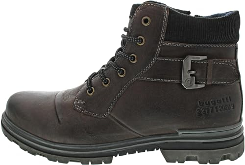 bugatti Medro, Stivali Uomo, Grigio, 44 EU