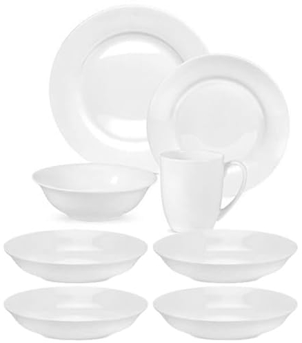 Royal Worcester Serendipity 20 Piece Dinner Set, White