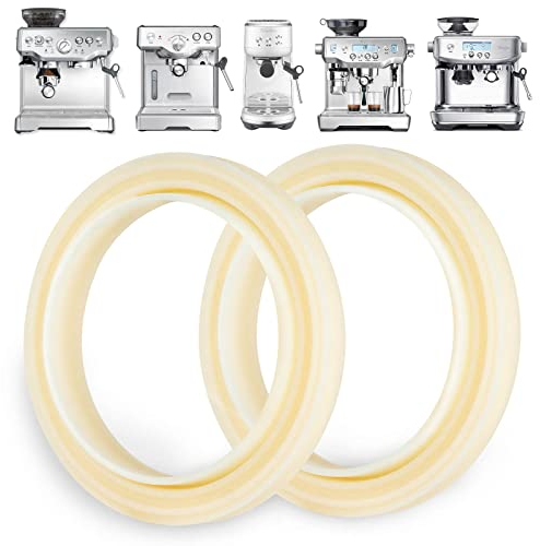 54mm Silicone Steam Ring, 2PCS Grouphead Gasket Replacement Accessories, No BPA Silicone Gasket Seal, for Breville Espresso Machine 878/870/860/840/810/500/450/ Sage 500/870/875/880/810/878