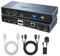 4K Type USB C & HDMI KVM Switch 2 Port, MT-VIKI Hybrid USB C HDMI KVM Switcher for Apple MacBook and Desktop PC + 65W Power Delivery+ Cables