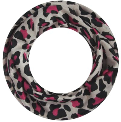 Majea Loop Schal Damen Schlauchschal Halstuch schmaler Loopschal (880051) (pink 5)