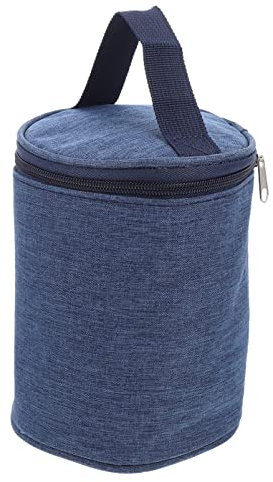 Borsa Termica: 2,3 Litri Portatile Per Tazza Da Colazione, Borsa Isolante con Manico, Leggera E Resistente, Ideale Per Picnic, Viaggi, Conservazione Del Calore E Alimenti Caldi(Blue)