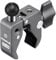 FANAUE Aluminum Handlebar Base Mount Strong Rod Clamp with 17mm Ball Head Adapter for Rails 0.5'' to 2'' Diameter Compatible with Garmin GPS Mounts & Bike Motorcycle Phone Holder with 17mm Ball Socket
