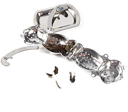 Niedliches Tee-Ei aus Edelstahl, Affe, für die Küche und das Wohnzimmer