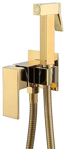 Bidet Handbrause FüR Waschbecken Gold Bidet Hand Shower From Wash Basin Tap Wasserhahn Aufsatz Schlauch Gold Quadrat