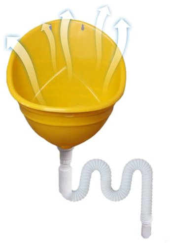 Mimoqk Wasserloses Urinal mit Schlauch, Urinal für den Außenbereich mit Schlauch | Urinal Umsteller zur Wandmontage - Urinal für Männer, Urinal Inverter für Außentoilette, Urinumsteller