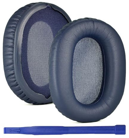 umvowuxa Replacement Ear Pads Compatible with Sony WH-CH700N/WH-CH710N/WH-CH720N /WH-XB900N/WH-RF400&MDR-ZX780/MDR-ZX770/MDR-10R Headphones,Soft Protein Leather(Blue)