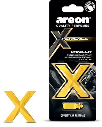 Areon Xperience Version Auto Lufterfrischer New Car Black Crystal Bubble Gum Vanille - Ideal für jede Größe Auto Vent (Vanille)