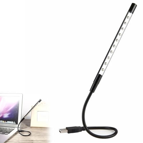 USB-Tastatur- Und Leseleuchte, Flexible USB LED Licht, USB Schwanenhals, Flexible Laptop-Lampen, USB LED Leselampen, USB Anschluss Leselampe, Computerlampe LED Lampe, Flexible Schwanenhals-Leselicht