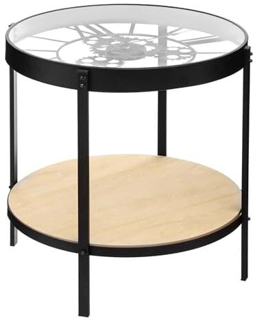 Well Home - Table Basse Horloge mécanique Ø51 x 49 cm