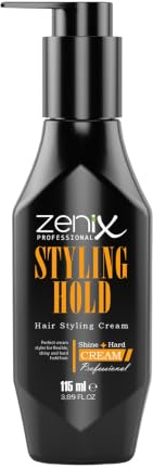 Zenix Hair Style Cream 115 ml – Leichte Stylingcreme für alle Haartypen, formt & definiert ohne zu beschweren, natürlicher Glanz, flexibler Halt, für Locken & glattes Haar (Hold)