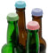 LURCH Kronkorken Flaschenverschluss, Bierflaschenverschluss, Flaschendeckel aus Platin-Silikon, 12 Stück, wiederverwendbar, Pastell-Farben, Bunt