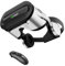Casque VR avec Audio 3D, Compatible Smartphones 5,5-6,7 Pouces, Écouteurs Intégrés, Protection Oculaire, Compatible avec Les Téléphones iPhone et Android (Boir et Blanc)