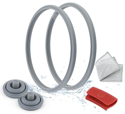 TGHongKy 22CM Goma Anillo de Sellado para WMF Junta de Goma de Tapa para WMF Silit Olla 3L,4.5L,6.5L,8.5L Piezas de Repuesto para Ollas a Presión (Juego de 6) XX